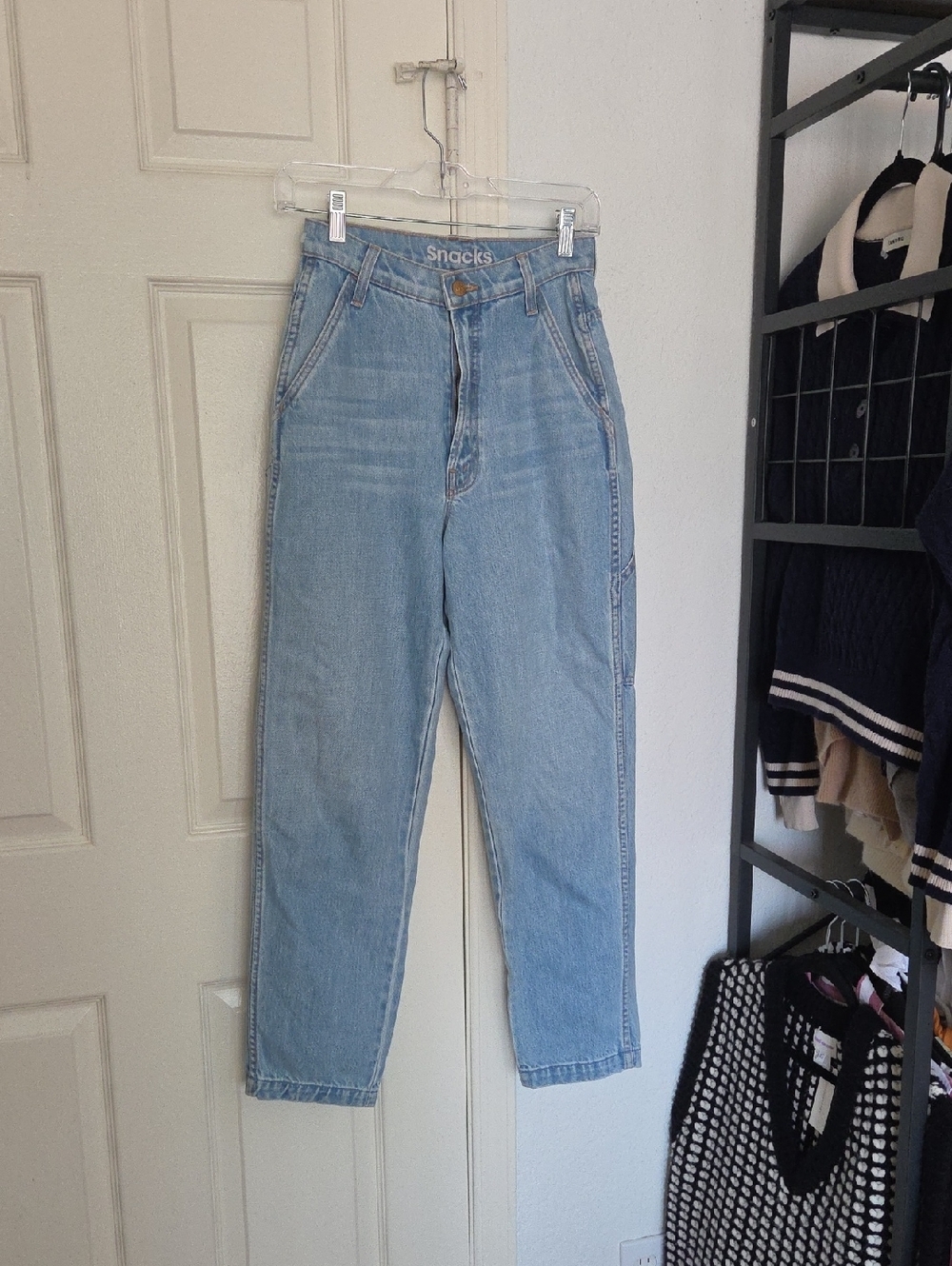 Snacks From Mother Light Wash High-Rise Jeans Size 24